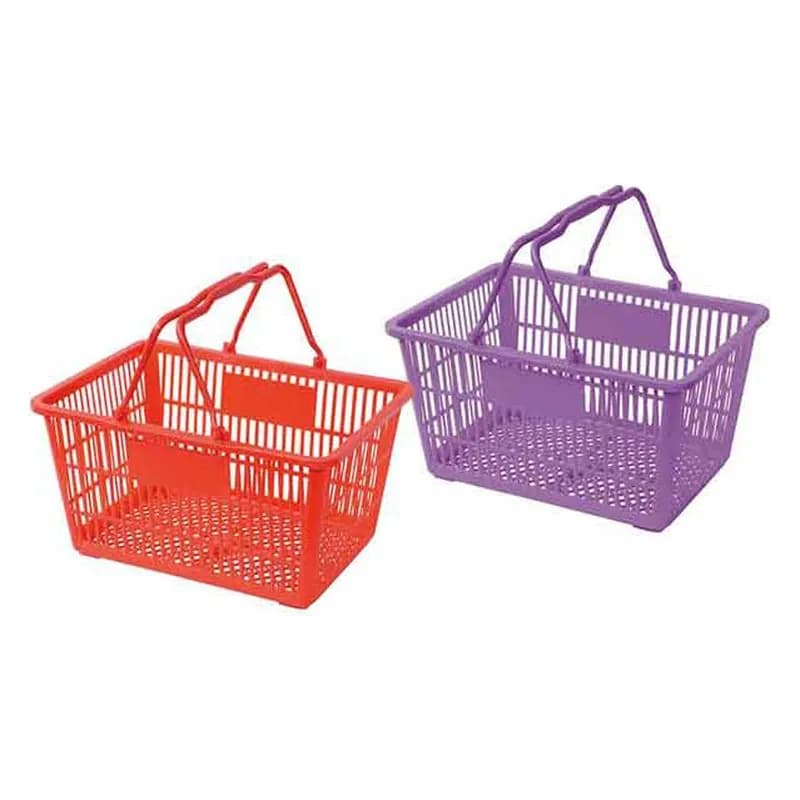 İki qulplu plastik alış-veriş səbəti, 450 x 330 x 250 mm, şəkil 1
