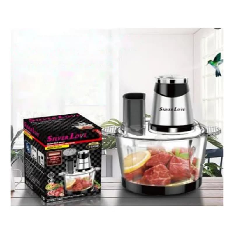 Elektrik doğrayıcı (çopper), 3 l, şüşə qab, 1500 Vt, şəkil 1