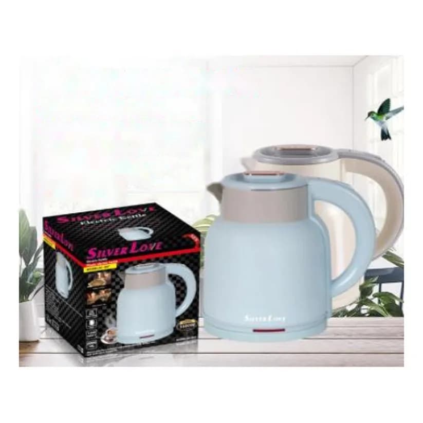 Elektrik çaydanı, 2 l, pastel rənglər, şəkil 1