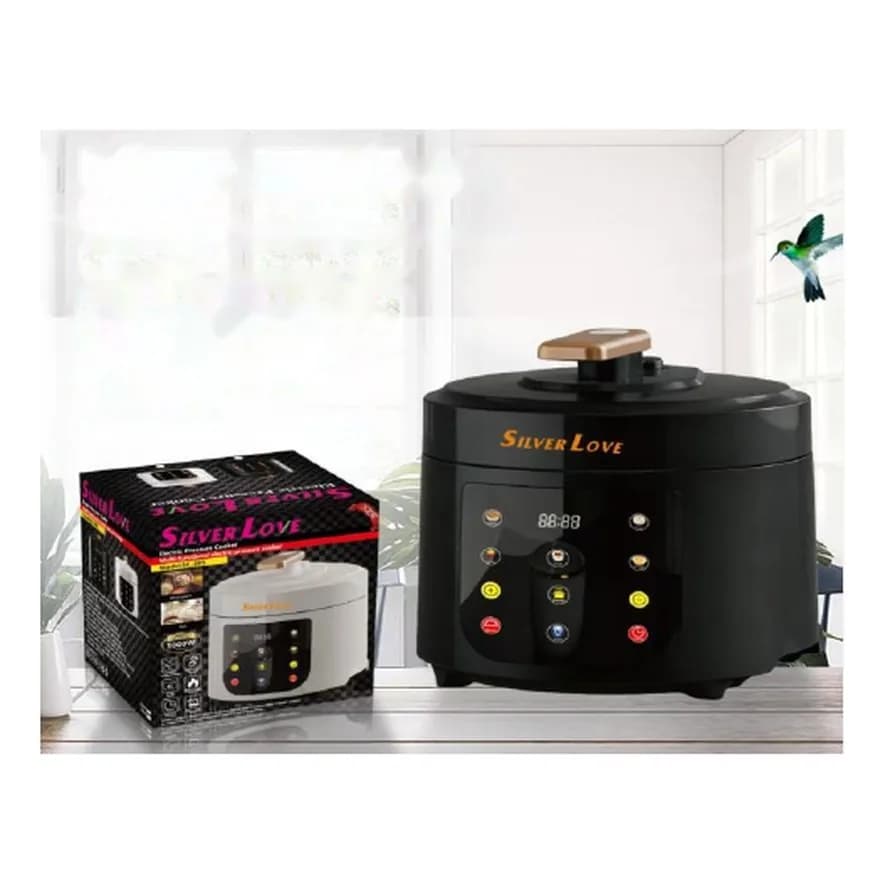 Elektrik təzyiqli qazan 6 l, qara korpus, SC-395, şəkil 1
