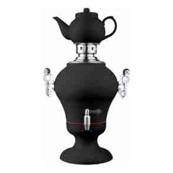 Elektrik samovar 2,5 l, antik metal tutacaqlı, hündür qapaqlı, şəkil 1