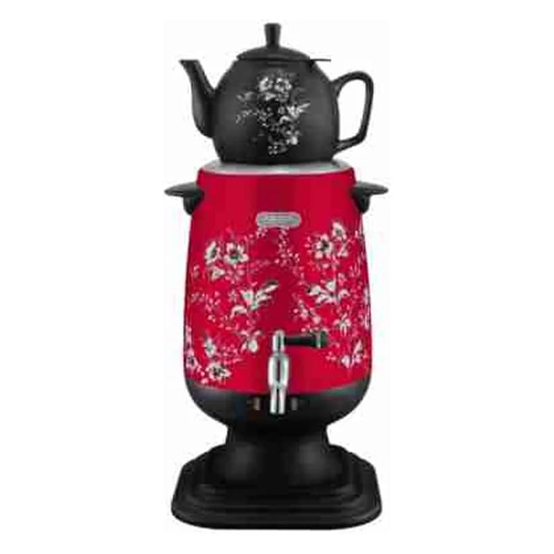 Elektrik samovar 3,2 l, kvadrat altlıqlı, polad gövdəli, şəkil 1