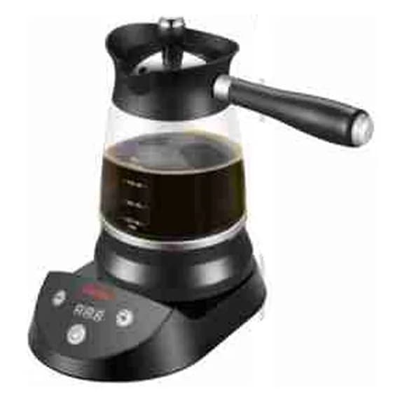Elektrik cəzvə 0,5 l, şüşə gövdəli, taymerli, şəkil 1