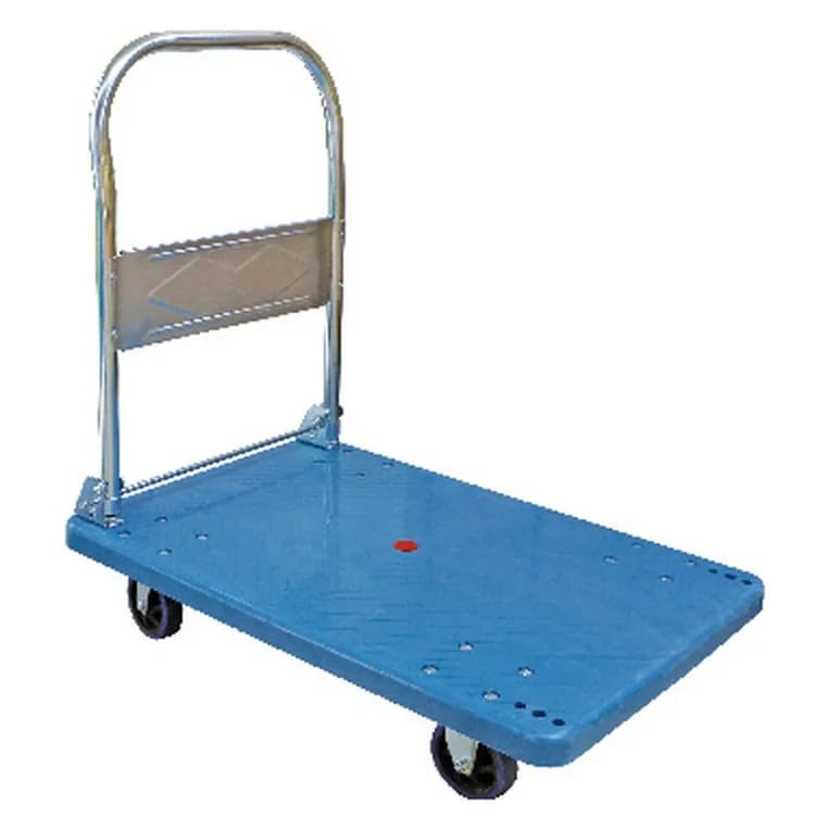 Qatlanan plastik platformalı araba, polad tirli, xrom saplı, 150-300 kq, şəkil 1