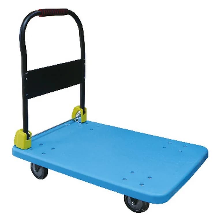 Qatlanan plastik platformalı araba, polad çərçivəli, 200-600 kq, şəkil 1