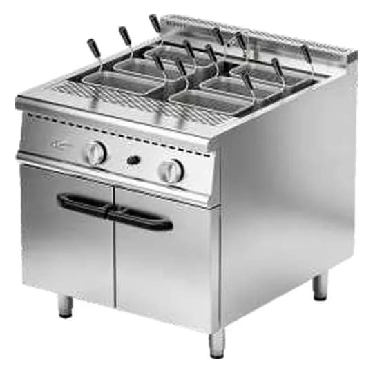 Qazlı spagetti bişirici, 1-2 vannalı, şkaf altlıqlı, 700/900 seriyası, şəkil 1