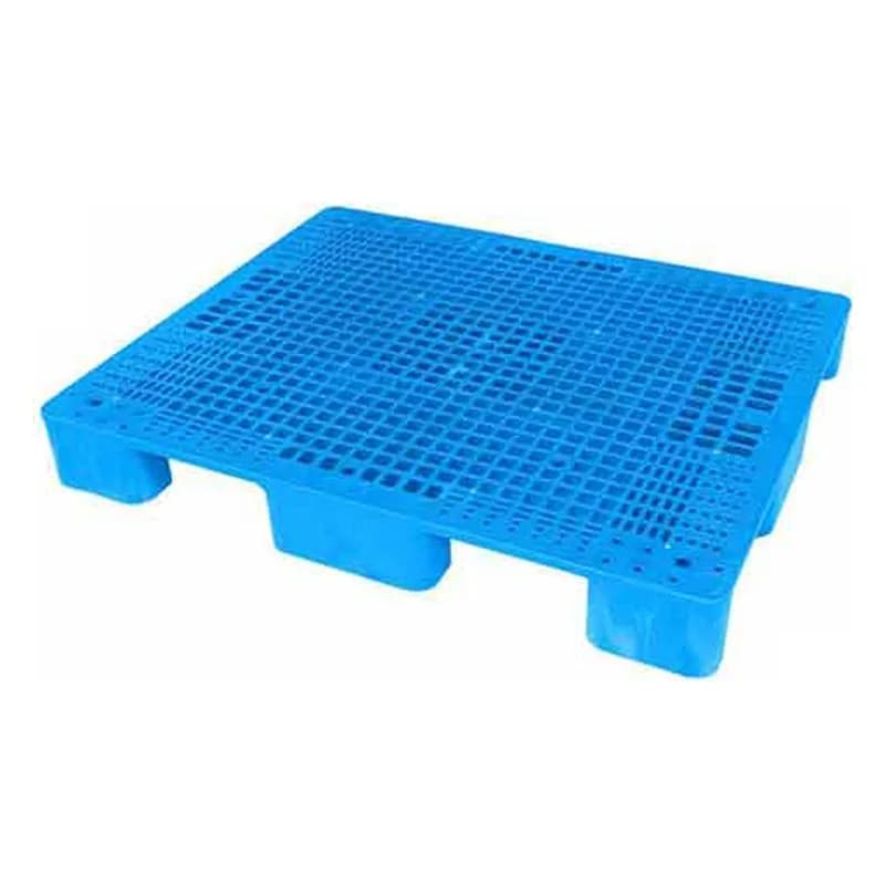 Torlu səthli doqquz ayaqlı plastik palet, 1200 x 1000 x 150 mm, şəkil 1