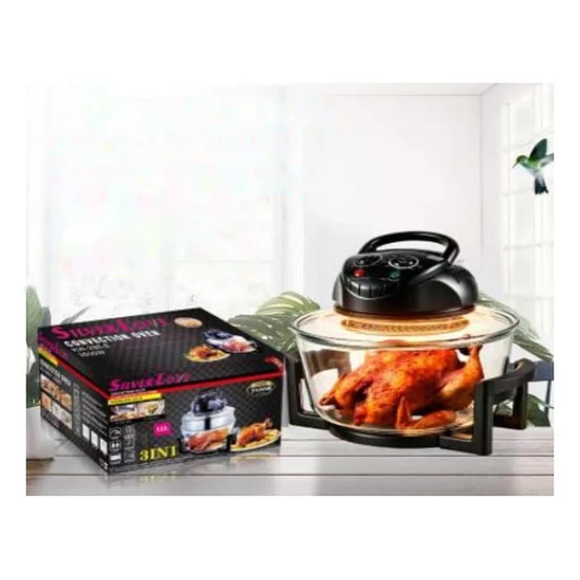 Halogen konveksiya sobası, 12 l, şüşə qab, şəkil 1
