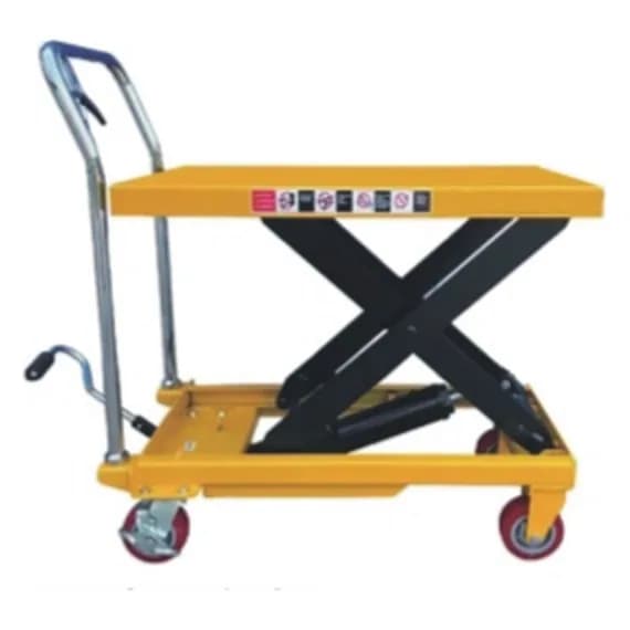 Hidravlik qaldırıcı platforma arabası 500 kq, qaldırma 900 mm-ə qədər, şəkil 1