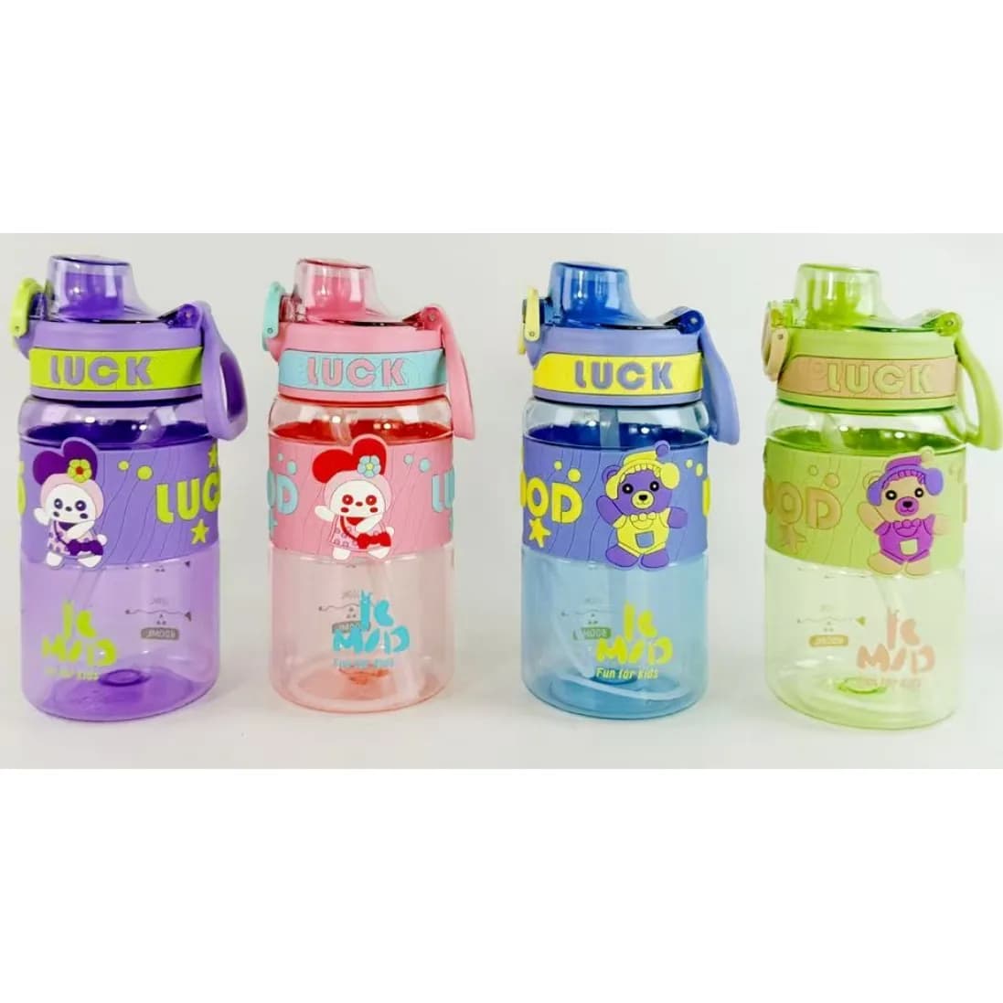 Uşaq su qabı, ayıcıq fiqurlu, dovşan fiqurlu, 600 / 800 / 1000 ml, şəkil 1