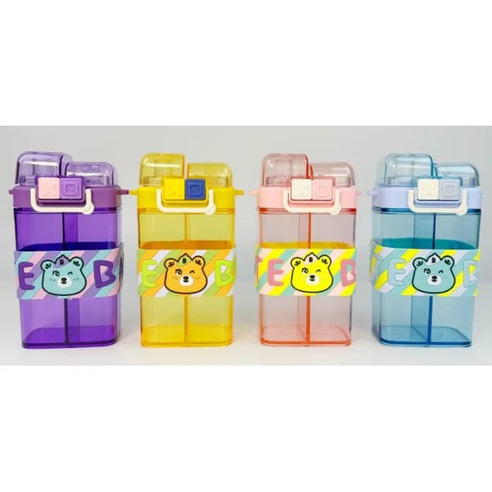 Uşaq su qabı, iki bölməli, ayıcıq fiqurlu, 550 ml, şəkil 1