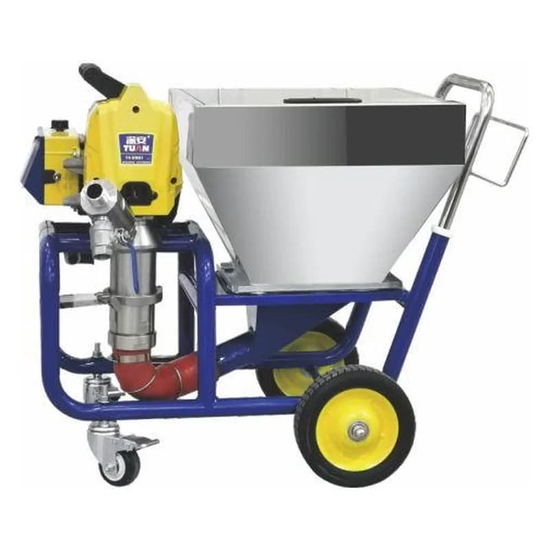 Porşenli çoxfunksiyalı boya aparatı 2200 Vt, 20 l/dəq, 40 l bunker, şəkil 1