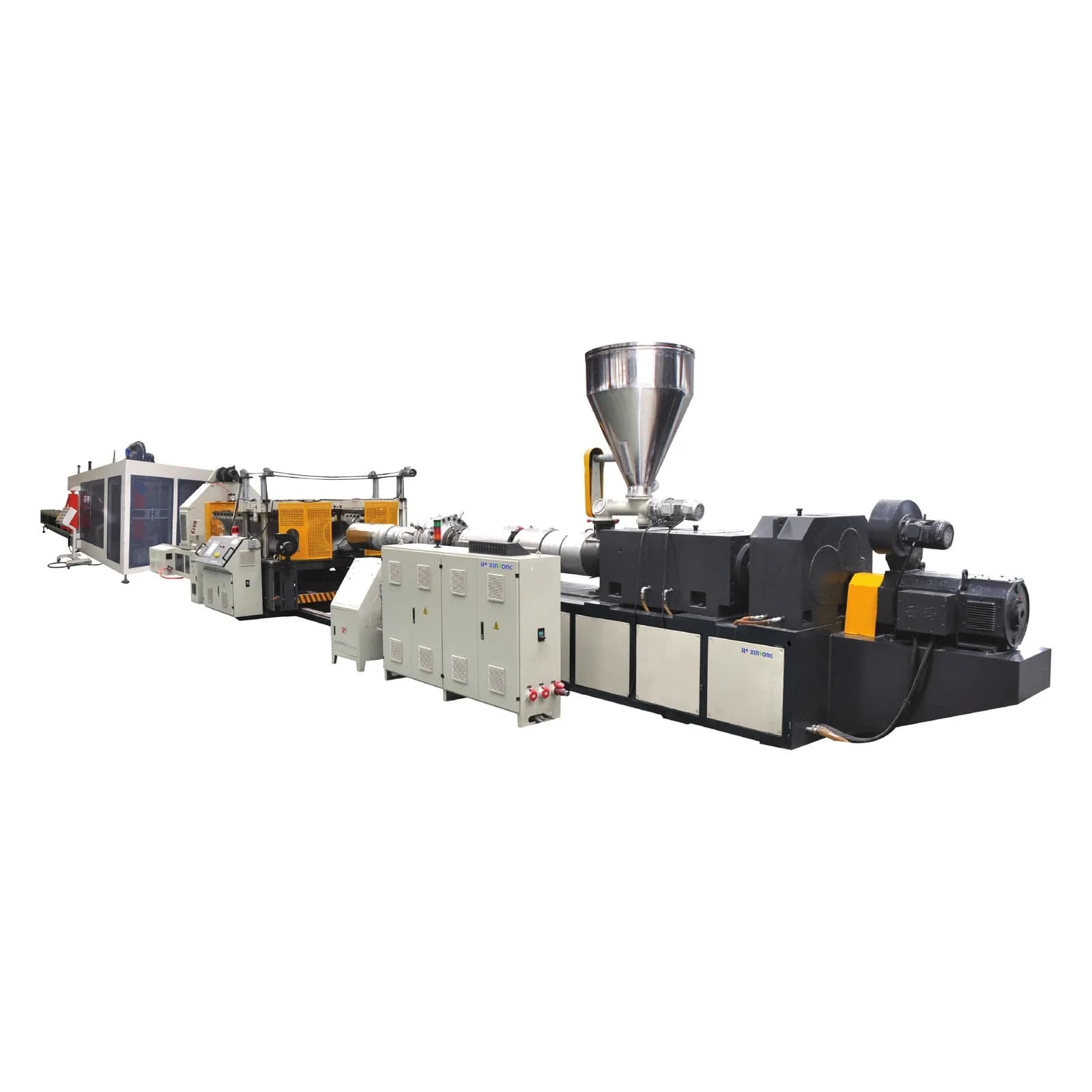 PVC ikiqatlı büzməli boru xətti, üfüqi, ID 110-500 mm, şəkil 1
