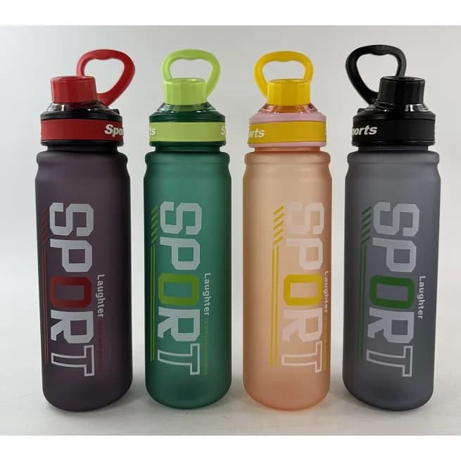 İdman su qabı, matlı, halqa tutacaqlı, 1000 ml, şəkil 1