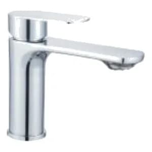 Paslanmayan polad lavabo krani, yastı qol, uzun çıxış, şəkil 1