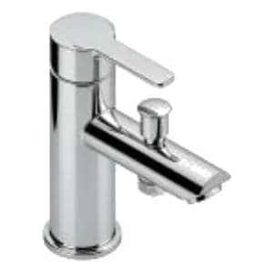 Paslanmayan polad lavabo krani, klapan çubuqlu, yastı qol, şəkil 1