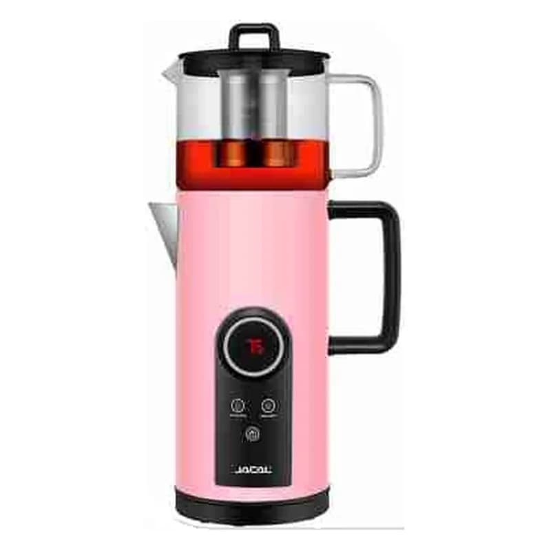 İkimərtəbəli elektrik çaydan 1,5 l, çoxfunksiyalı, şüşə çaynikli, şəkil 1