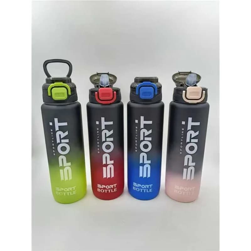 Su qabı, rəng keçidli, qara-qızılı, 800 / 1000 ml, şəkil 1