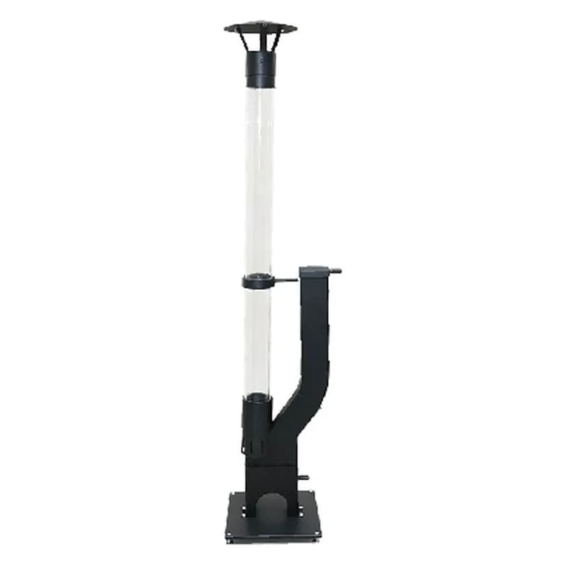 Peletli küçə qızdırıcısı, şüşə borulu, 142 sm, kvadrat qutu altlıqlı, şəkil 1