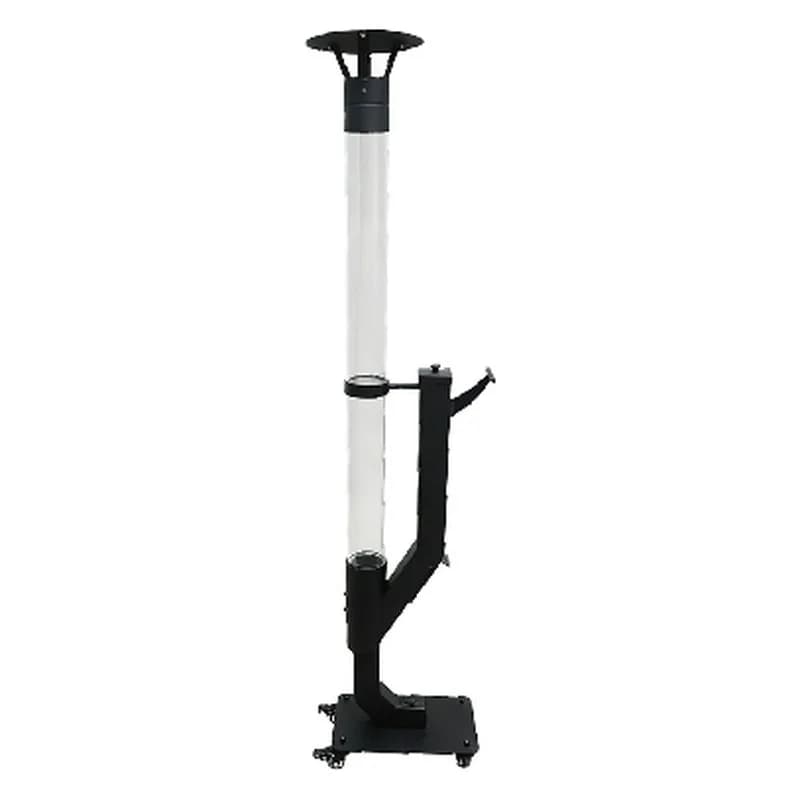 Peletli küçə qızdırıcısı, şüşə borulu, 162 sm, təkərli altlıqlı, şəkil 1